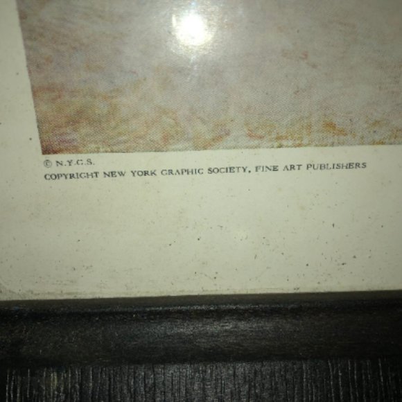 The Fight For The Waterhole Fredrick Remington Framed Lithograph - Picture 2 of 5